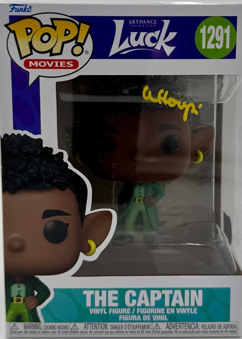 Whoopi Goldberg Signed Funko Pop #1291 The Captain (Luck) - Beckett COA